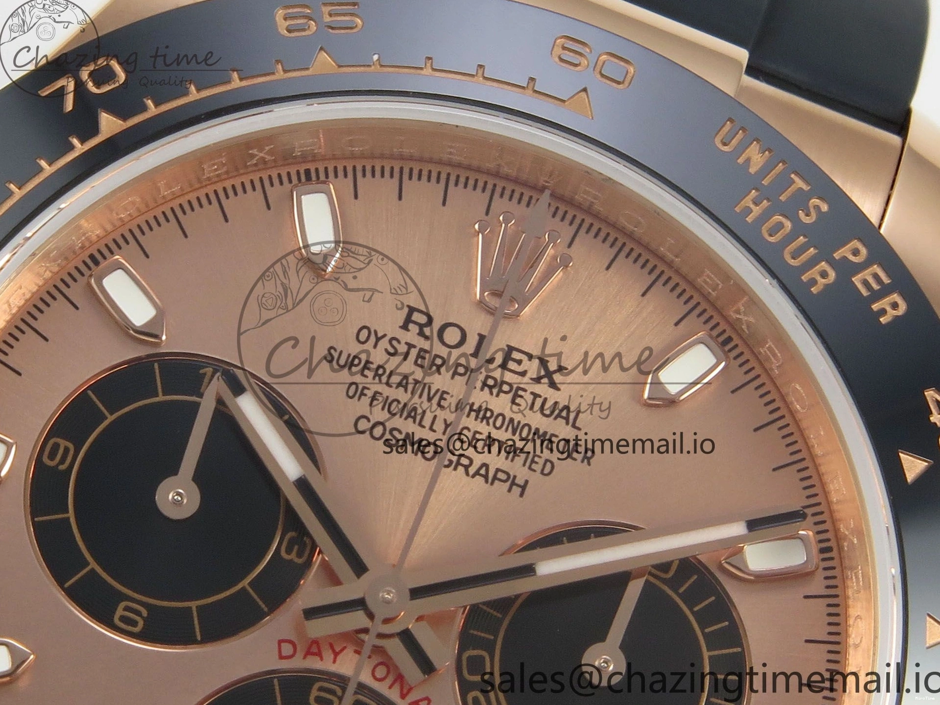 MiroTime 1228 UrbanChic Daytona 116515 QF 1:1 Best Edition RG Black Dial on Oysterflex Strap SH4130 V11（Gain Weight） 158